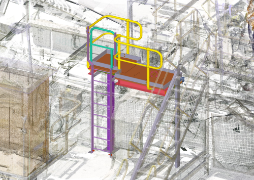 REGIS Hydraulic Pump Access Platform – 3D Modelling & Fabrication Drawings