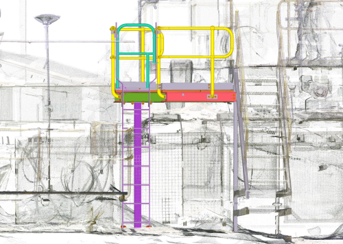 REGIS - Hydraulic Pump Access Platform 2